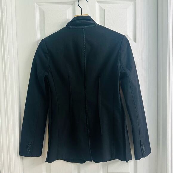 Derek Lam 10 Crosby Blazer Jacket Black Fitted Work Academia Preppy 4 Small - Picture 4 of 6
